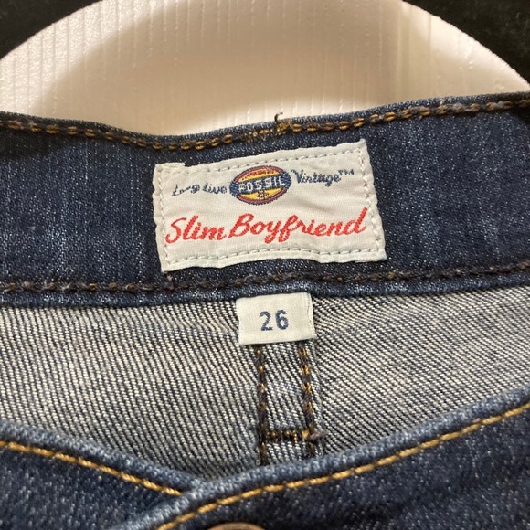 Fossil Slim Boyfriend Jean Size 26 - Picture 3 of 3